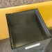 Grey Open Top Mobile Rolling File Box Cart